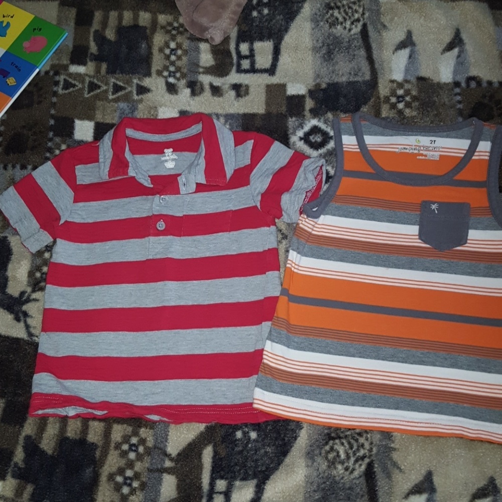 2T stripes shirt bundle